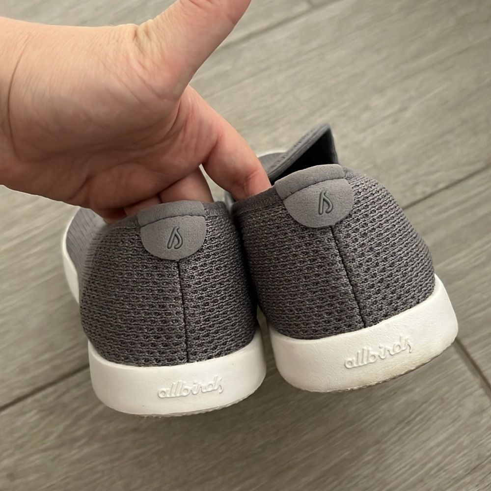 AllBirds Slip-ons Women's Tree Loungers grey/mist size 8 - Picture 2 of 5